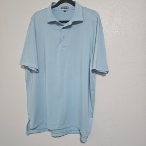 Peter Millar Light Blue Polo Shirt